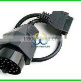 for BMW 20 PIN to OBD2 16 PIN Female Adapter Connector E36 E39 X5 Z3