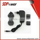 5w 10w 15w 20w Interchangeable ac dc Power Adapter With Multiple Plugs thumbnail-2