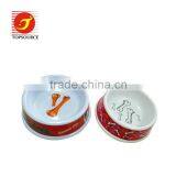 Hot Sale Fashional Plastic Dog Bowl With Cute Picture thumbnail-1