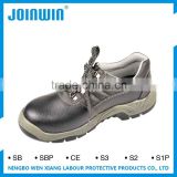Anti-Puncture Slip Anti Static Top Smooth Leather Safety Shoes