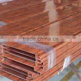 Roller Coating Wood Grain Colored G Shaped Aluminum Strip Slat Flase Ceiling thumbnail-2