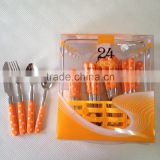 18/0 PP Handle Stainless Steel Cutlery Set