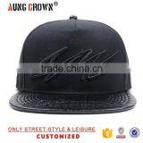 Wholesale Custom Black Snakeskin Snapback Cap thumbnail-2