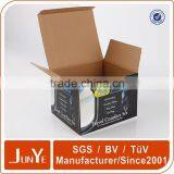 Delivery Flattened Simply Construct Cardboard Natural and Custom Logo in Black Quality Choice thumbnail-3