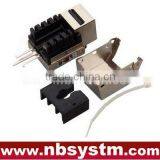 STP Cat.6 Keystone Jack 90 Degree,110 Type