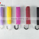 21"*8K Burgundy Three Fold Mini Umbrella thumbnail-5