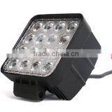 2pcs 4.3Inch 48W 16*3W Spot Epistar LED Working Light Waterproof Fog Lamp DRL For Universal Jeep SUV ATV Off-road Truck Car thumbnail-3