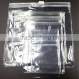 Hot Selling Clear Plastic Document Bag PVC Zipper File Bag 2015