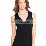 Tank Top Women v Neck 100 Cotton Sport Tank Top