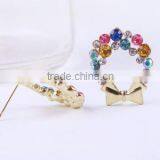New Fashion 1pair Women Lady Elegant Crystal Rhinestone Ear Earrings thumbnail-3