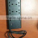 UK 6 Way Surge Protector With 2 USB thumbnail-5