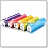 Colorful Lipstick Shape Metal Portable Power Bank