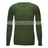 Sweater Men Knitted China V-neck Cashmere Wholesale Custom Sweater thumbnail-2