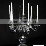 Pure Black Crystal Candelabra for Wedding Decorations (R-765 thumbnail-1
