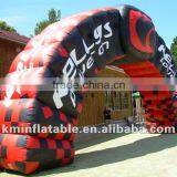 Giant Red Black Inflatable Advertising Promotional Arch