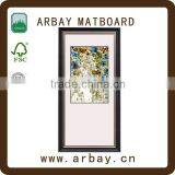 Huizhou Arbay the newest precut passe-partout with white double matboard