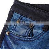 Top Quality Ladies Denim Jean 2016 New Fashion Denim Fabric Pants Wholesale thumbnail-4