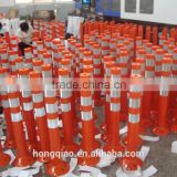 Hotsale Chinese Factory Orange PU Plastic Flexible Traffic Post