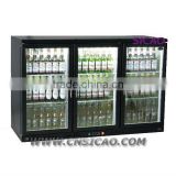 Supermarket Beverage Display Fridge with Three Sliding Glass Door 108L ~ 330L