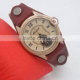 2016 Low Price High Quality Vintage Genuine Leather Watch for Men Wristwatches thumbnail-3