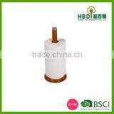BSCI Factory High Quality Bamboo Wood Kitchen Roll Holder, Roll Holder Wholesale thumbnail-4