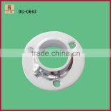 Fit Diameter 25mm Chrome Round Tube Chrome Finish Round Tube End Socket Connector thumbnail-1