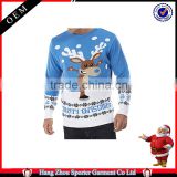 16FZCS35 christmas clothing knitted sweater christmas jumper for kids