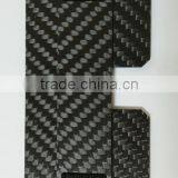 High Quality Portable Carbon Fiber Belt Clip Card Holder thumbnail-1