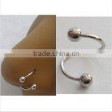 Twisted Surgical Stainless Steel Nose Hoop Ring thumbnail-1