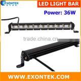 Auto Parts Auto Accessories Super Slim LED Light Bar 36W Single Row Led Offroad Light Bar 12V 24V IP67 4x4 Flood Spot Beam