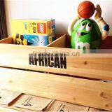 Wood Storage Crate,mini Wood Gift Crate,antique Hand Carved Wood Crate thumbnail-5