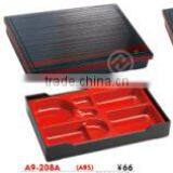 A9-210 Golden Plastic Bento Box With 7 Compartments thumbnail-2