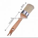 2 Inch Diameter Oval Chalk & Wax Boar Bristle Brush