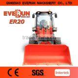 Everun Ce Approved 2.0 Ton Small Construction Loader With Pallet Forks thumbnail-2