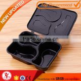 The reason why new high quality microwave 3 compartment plastic food container with divider