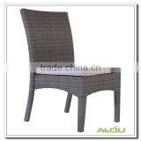 Audu Black Rattan Chairs,Blue Cushion Chairs thumbnail-1