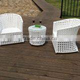 White Outdoor Rattan Chair, Garden White Chair thumbnail-2