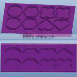 Heart Clover Silicone Chocolate Cake Cookie Large Mold Burger Patty Press Easy Take Out thumbnail-1