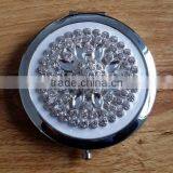Acrylic and Rhinestones Compact Makeup Mirror thumbnail-1