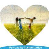 Sublimation Wooden/Plastic/Fabric/Magnetic Heart Shape Puzzle thumbnail-1