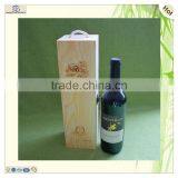 Cheap Decorative Unfinished Single Bottle Wooden Wine Box thumbnail-5
