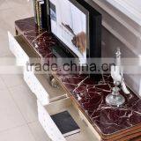 E383 Modern Design LCD TV Table Marble Top TV Stand Modern tv Cabinet thumbnail-2