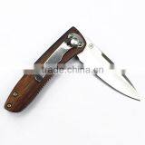 Multifunction Rosewood Handle Folding Knife, Outdoor Survival Hunting Knives thumbnail-1
