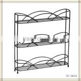 2014 Hot Sale Black Countertop 3-Tier Storage Shelf thumbnail-1