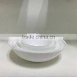 2016 Wholesale Popular Stock Opal Glass Tableware White Bowls thumbnail-3
