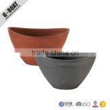 Fashionable Plain Round Coloful Tabletop Decorative Seedling Reasonably Priced Plastic Wood Stone Garden Pot Recycled Durable pr thumbnail-3