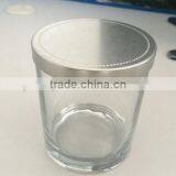 Clear Glass Jar With Silver Lids Water Proof