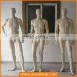 Fashion Full Body Fiberglass Realistic Male Mannequin thumbnail-3