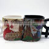 Wholesale Custom Hig Quality Ceramic Couple Mugs for Sale thumbnail-5