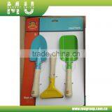 Hot Sale Kids Gardening Tools Set Wood Handle Printed, Children Gardening Tools thumbnail-1